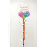 Globo confetti de 61 cm personalizado para cumpleaños infantil  - 6