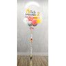 Globo confetti de 61 cm personalizado para cumpleaños infantil  - 7