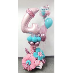 copy of Gran arreglo de globos de aire y helio personalizado  - 2