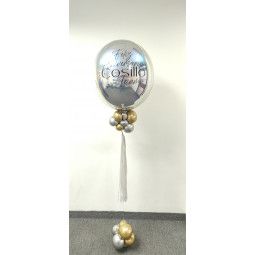 Globo grande metalizado de helio personalizado  - 1