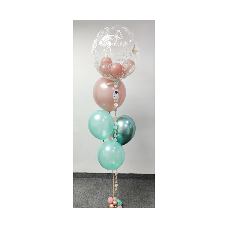 Bouquet de globos de helio  personalizado para bienvenida  - 6
