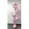Bouquet de globos de helio con dos globos personalizados  - 4