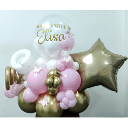 Arreglo pequeño de globos de aire personalizado  - 1