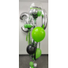 Arreglo de globos personalizado + Dos globos en forma de números con helio  - 1