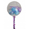 Globo confetti de 61 cm personalizado para cumpleaños infantil  - 11
