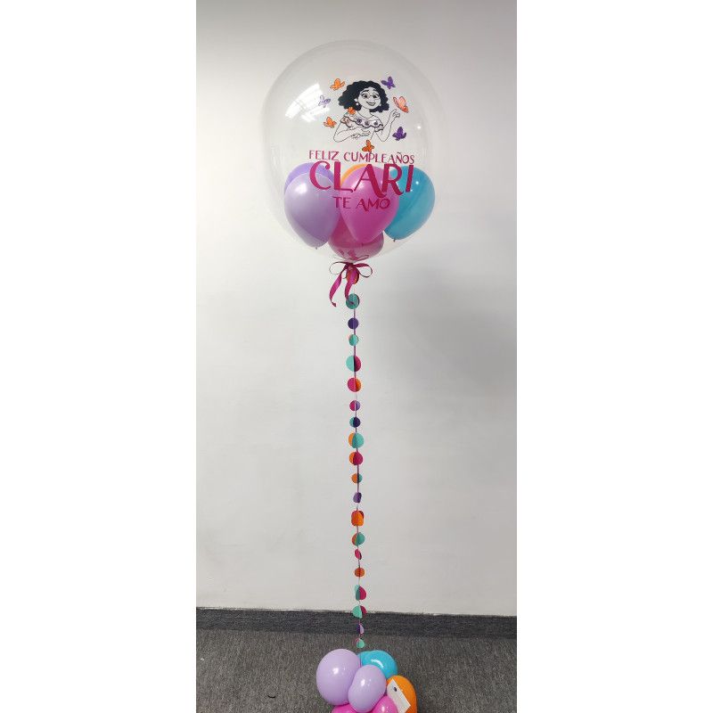 Globo confetti de 61 cm personalizado para cumpleaños infantil  - 13