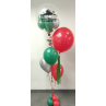 Arreglo de globos de helio personalizado  - 6
