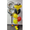 Arreglo de globos de helio personalizado + Un globo de número con helio  - 2