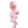 Gran bouquet de globos de helio con globo gigante personalizado  - 1