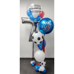 Bouquet de globos de helio con doble personalización  - 1