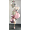 Bouquet de globos de helio con doble personalización  - 2