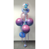Bouquet de globos de helio con doble personalización  - 4