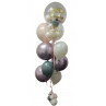 Bouquet de globos de helio con doble personalización  - 6