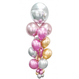 Gran arreglo de globos de helio personalizado  - 5
