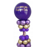 Bouquet de globos de aire con globo gigante personalizado  - 5