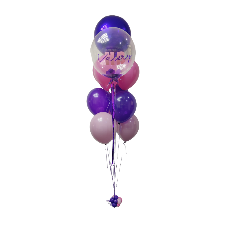 Bouquet de globos de helio personalizado  - 2