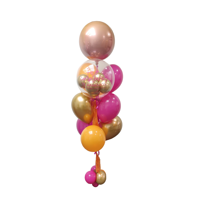 Bouquet de globos de helio personalizado  - 3