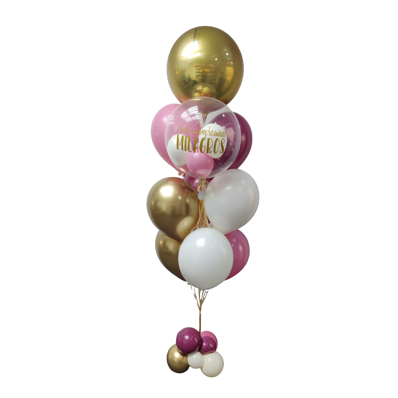 Bouquet de globos de helio personalizado  - 4