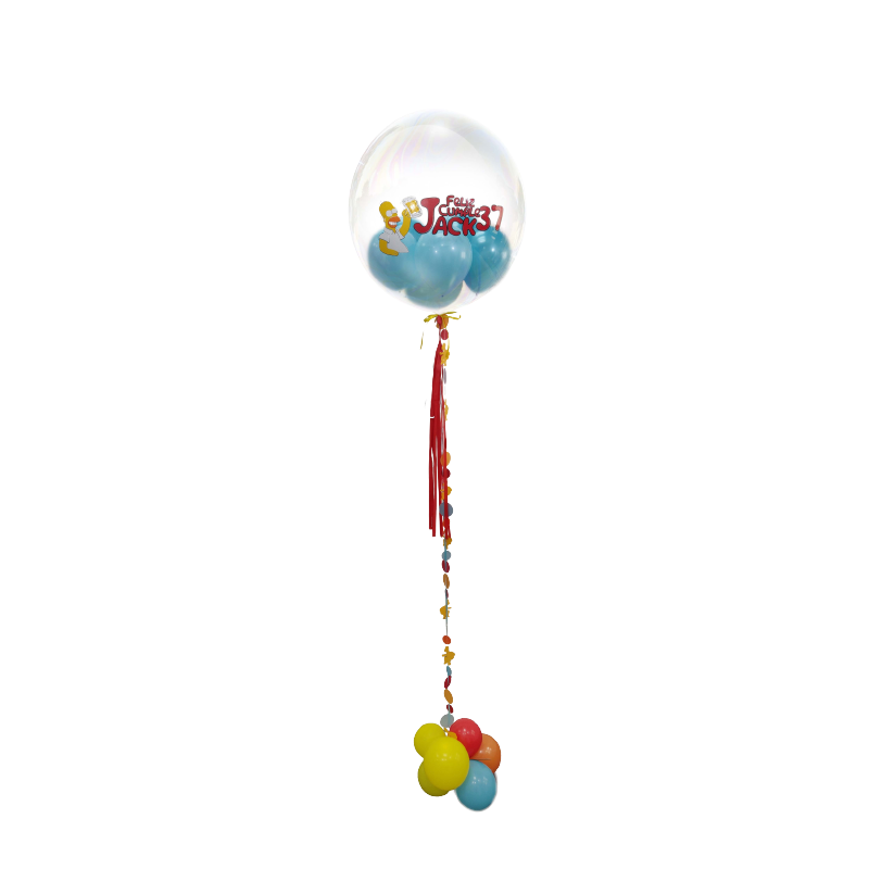 Globo confetti de 61 cm personalizado  - 2