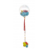 Globo confetti de 61 cm personalizado  - 2