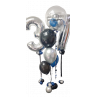 Bouquet de globos de helio personalizado con números  - 8