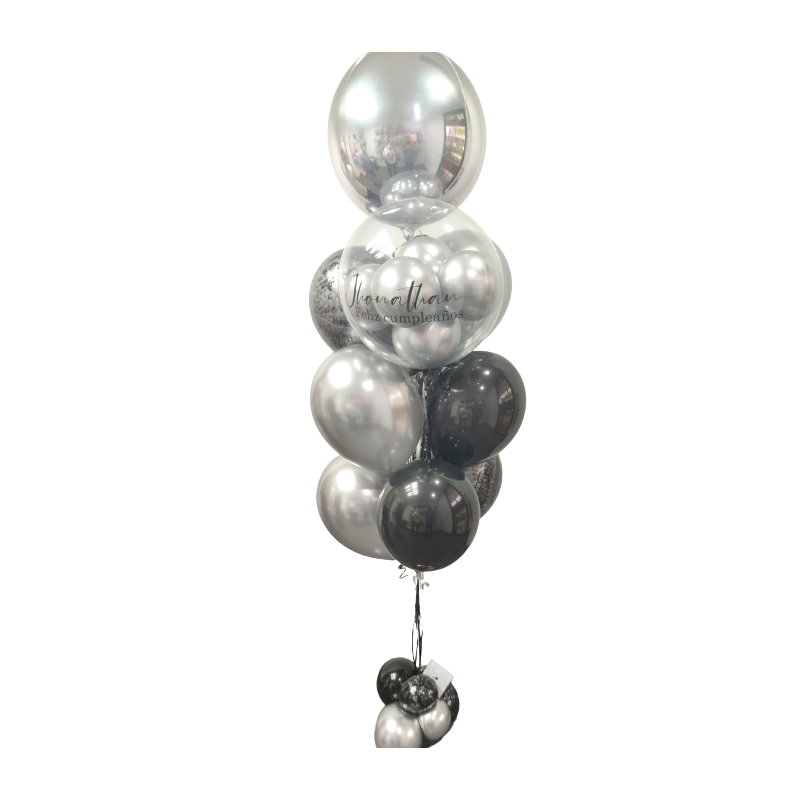 Bouquet de globos de helio personalizado  - 5