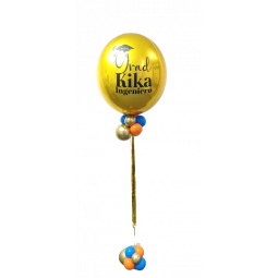 Globo grande metalizado de helio personalizado  - 1