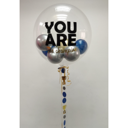 Globo confetti de 61 cm personalizado  - 1