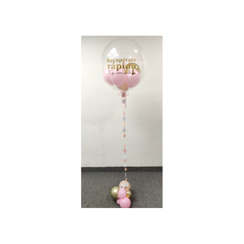Globo confetti de 61 cm personalizado  - 5