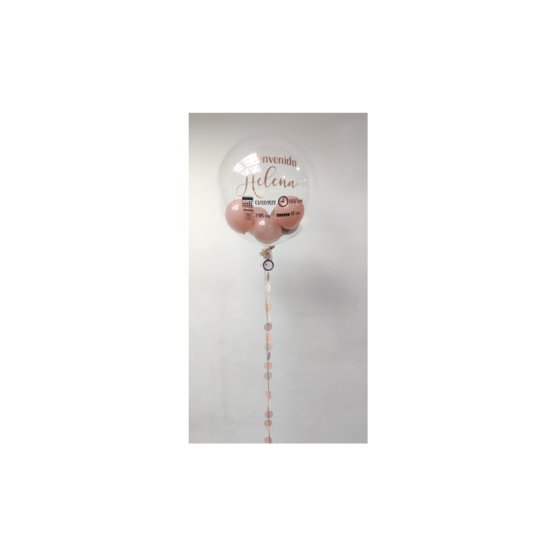 Globo confetti de 61 cm personalizado  - 12