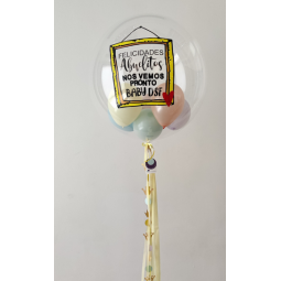 Globo confetti de 61 cm personalizado  - 13