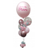 Gran bouquet de globos de helio a diferentes medidas y texturas con 3 personalizaciones  - 2