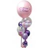 Gran bouquet de globos de helio a diferentes medidas y texturas con 3 personalizaciones  - 3