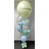 Gran bouquet de globos de helio a diferentes medidas y texturas con 3 personalizaciones  - 1