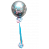 Globo gigante con helio y borlas personalizado para revelación de sexo  - 9