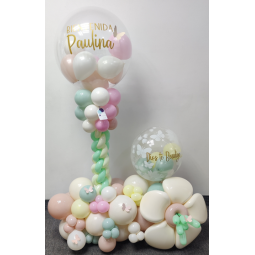 copy of Arreglo de globos de aire con doble globo personalizado  - 1