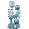 Gran arreglo de globos de aire y helio con dos personalizaciones  - 5