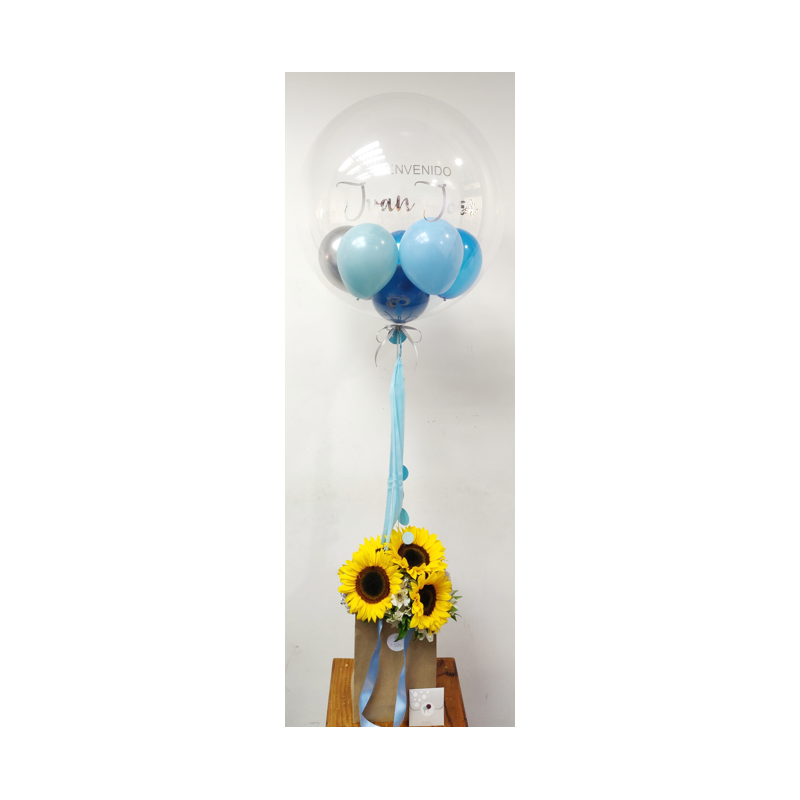 Globo Confetti  + Bolsa de flores para esa ocasión especial Mapari flores - 4