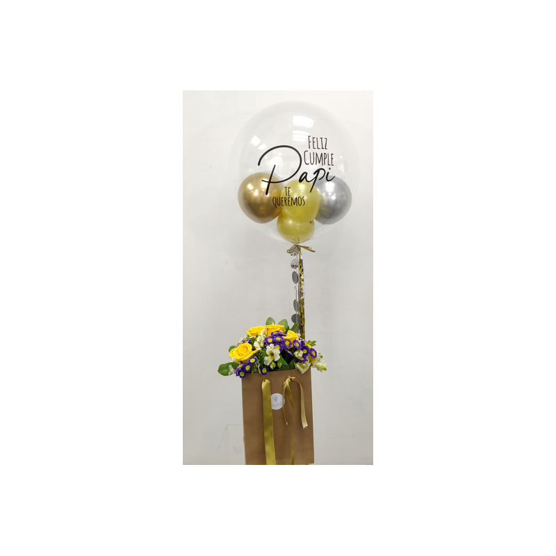 Globo Confetti  + Bolsa de flores para el Mapari flores - 4