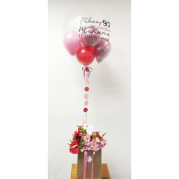 Globo Confetti  + Bolsa de flores para ella Mapari flores - 1