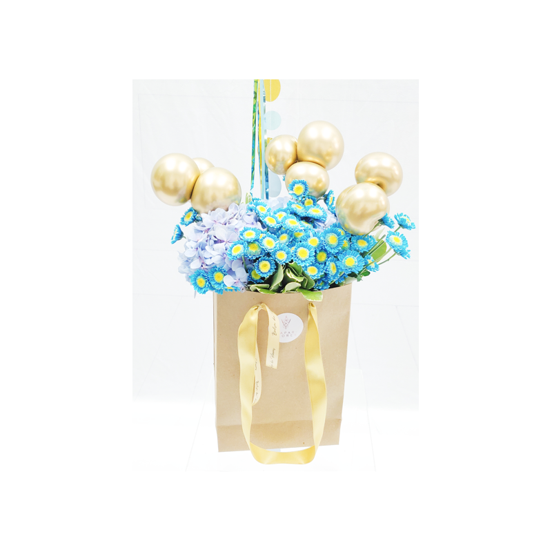 Globo Confetti  + Bolsa de flores para ella Mapari flores - 4