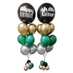 Gran arreglo de globos de helio personalizado  - 2