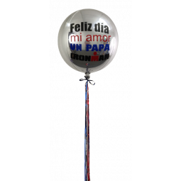 Globo metalizado con helio personalizado para cumpleaños  - 2