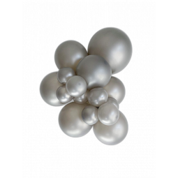 Globos TUFTEX Metallic Silver