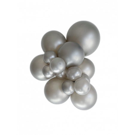 Globos TUFTEX Metallic Silver