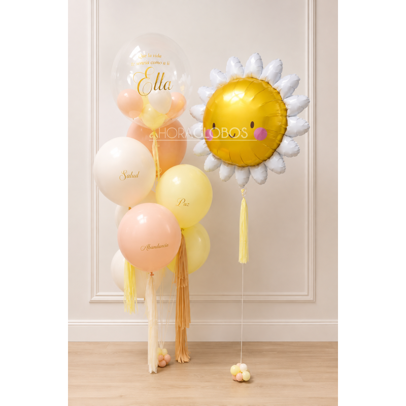 Bouquet Sol Personalizado | HORAGLOBOS Caracas