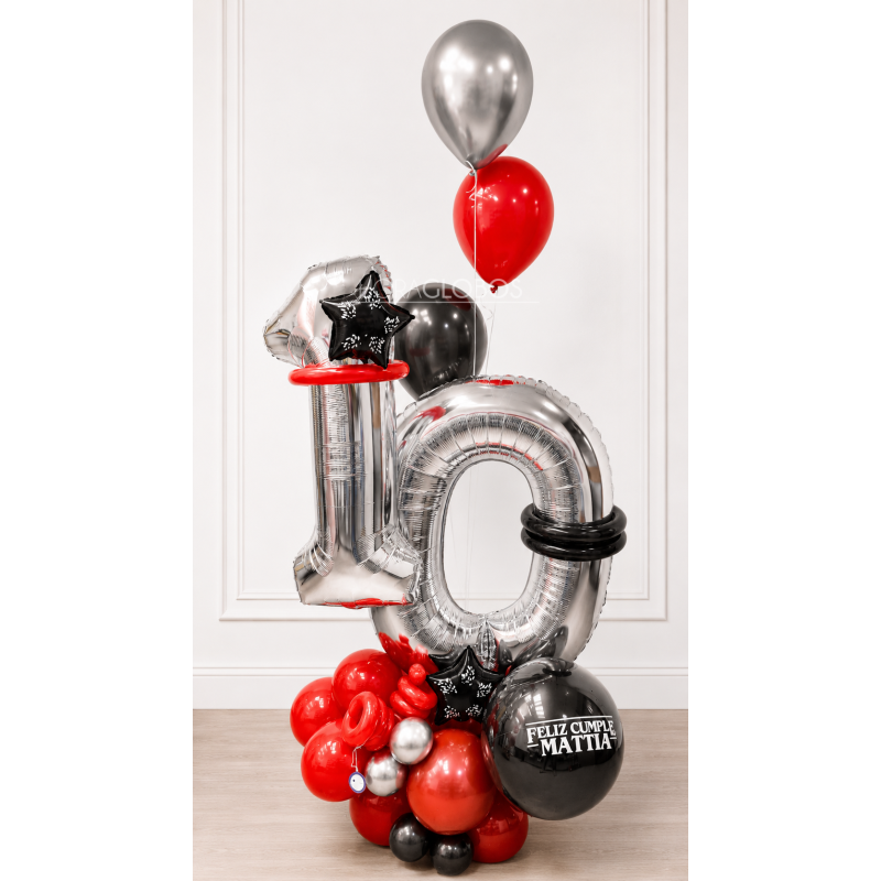 Doble Número con Globos | HORAGLOBOS Caracas