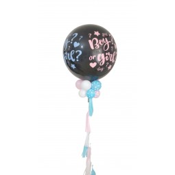 Globo gigante impreso con helio para revelación de sexo  - 1