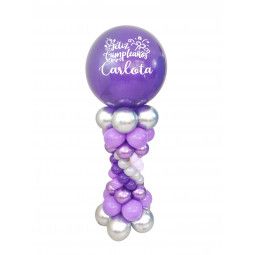 Columna de globos de aire con globo gigante personalizado  - 2