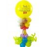 Bouquet de globos de aire con globo gigante personalizado  - 1